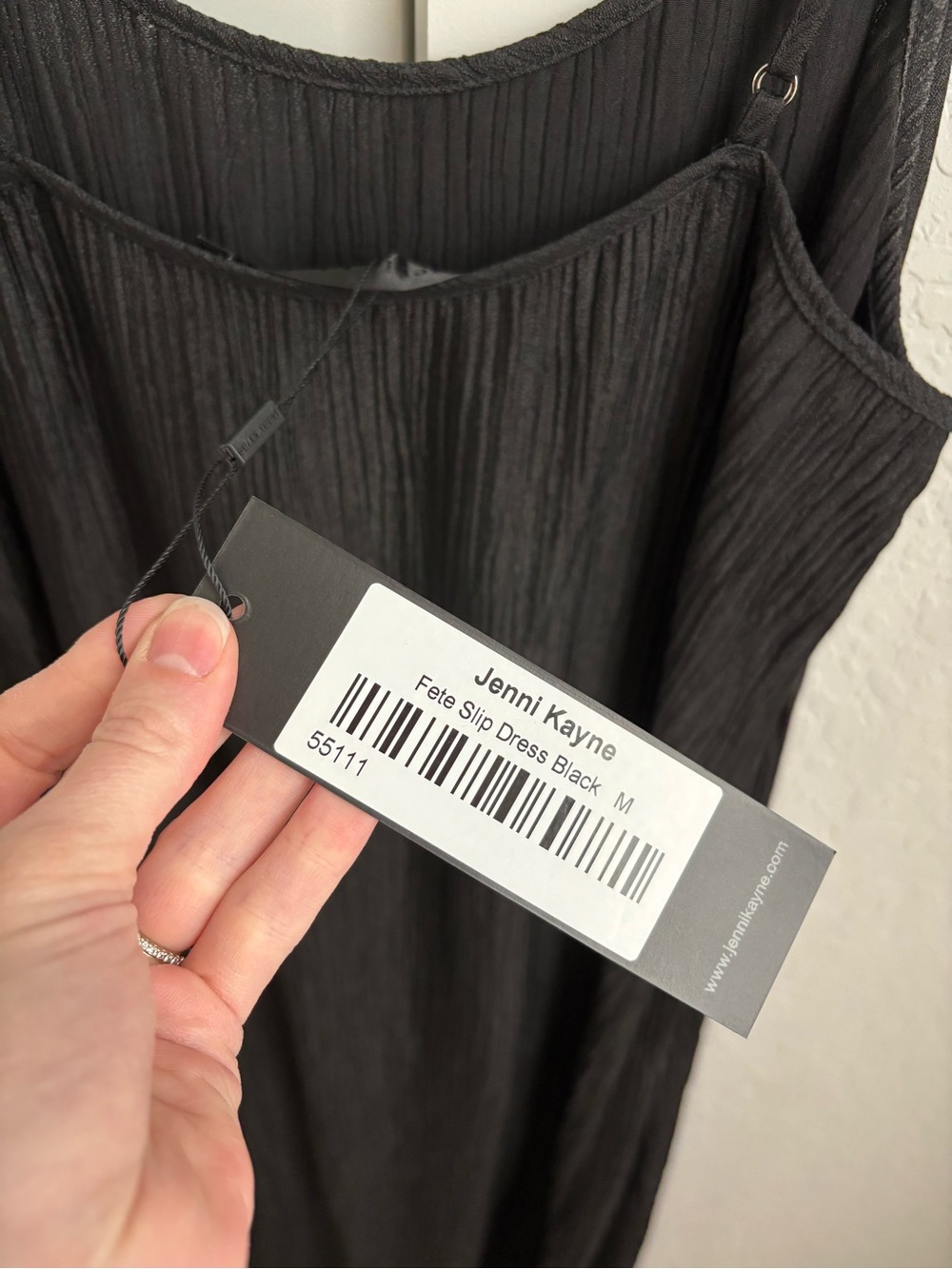 Jenni Kayne | Fete Slip Dress in Black - Picture 6 of 7